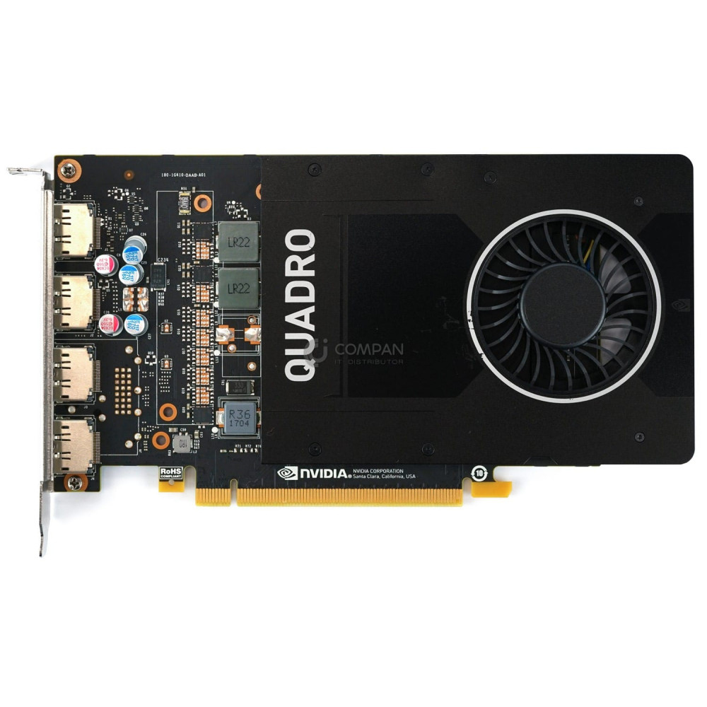VCQP2000 NVIDIA QUADRO P2000 5GB GDDR5 PCI-E X16 GRAPHICS CARD -